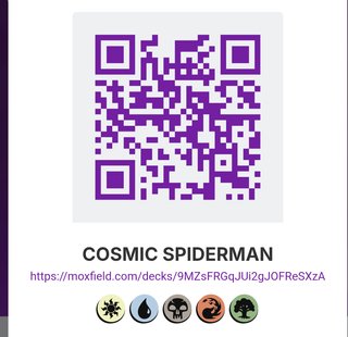 MTG Commander Deck Cosmi Spider-Man EDH BRACKET 2