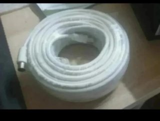 Cable Antena TV 25m Blanco
