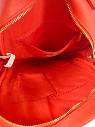 Mochila roja texturizada Primark