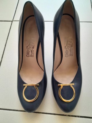 -Zapatos de mujer de Salvatore Ferragamo.N⁰ 38.