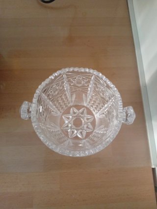 Cubiteras de cristal con asas