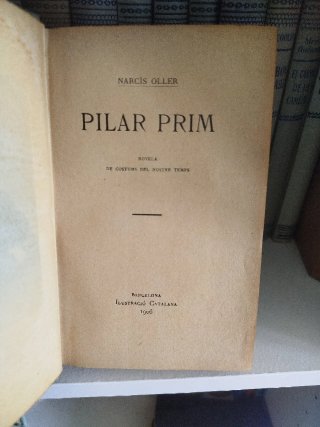 Primera Edición Narcís Oller