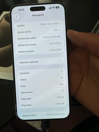 iPhone 15 Pro Max 256GB Titanio Natural