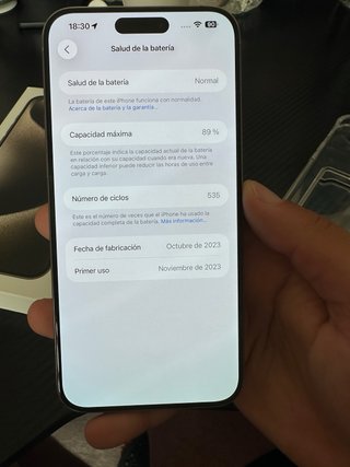 iPhone 15 Pro Max 256GB Titanio Natural