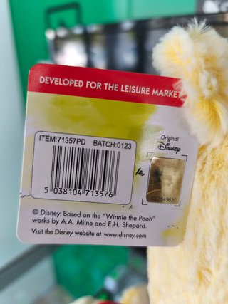 Peluche Winnie Pooh 40cm