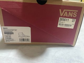 Botas Vans SK8-Hi cuadros blanco y negro