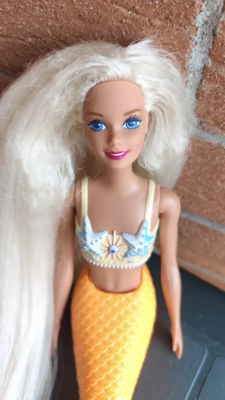 Barbie sirena vintage capelli lunghi