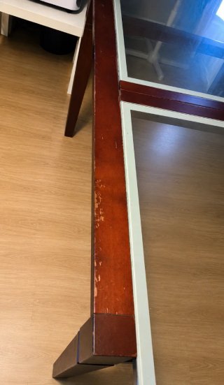 Mesa Comedor Extensible INTRA Madera y Cristal