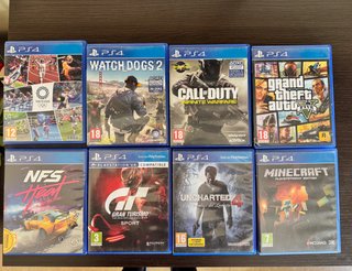 Consola PS4 (Playstation 4) con juegos