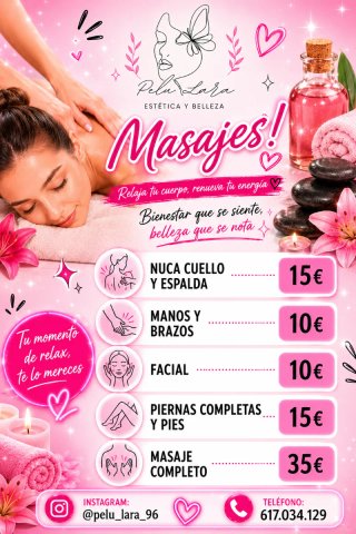 Servicio de masaje profesional