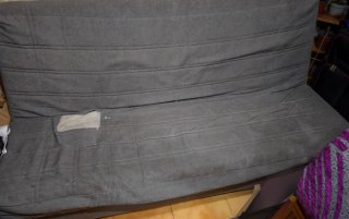 Sofá cama gris