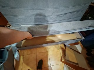 Sofá cama gris