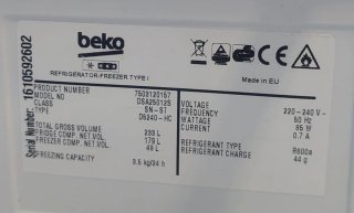 Frigorifero Beko
