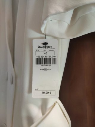 Elegante vestido blanco