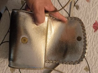 Bolso Mango Ceremonia Niña Dorado