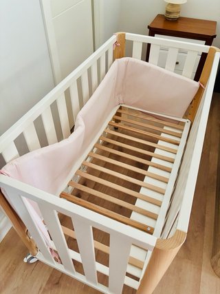 Cuna colecho Doco 120x60cm blanco/natural Sleeping