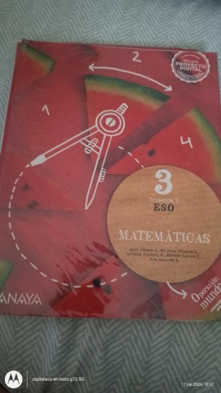 Libro de matemáticas 3 ESO