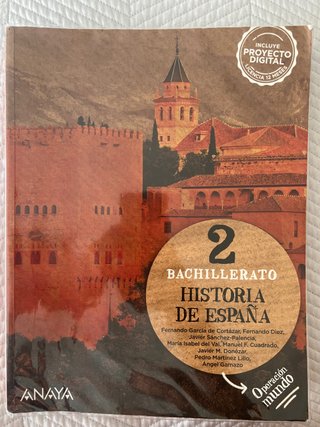 Historia de España 2 bachillerato Anaya