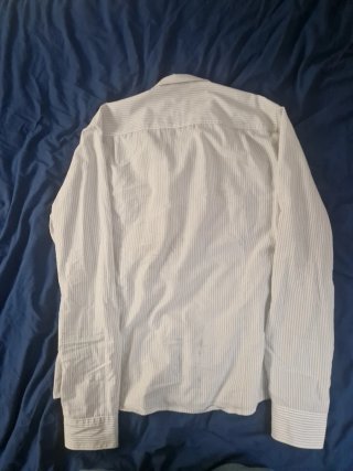 Camisa Hugo Boss Rayas Blancas Talla M no XL
