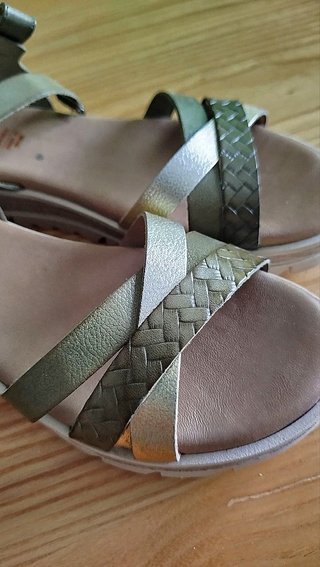 Sandalias PORRONET Mujer Verde Talla 38