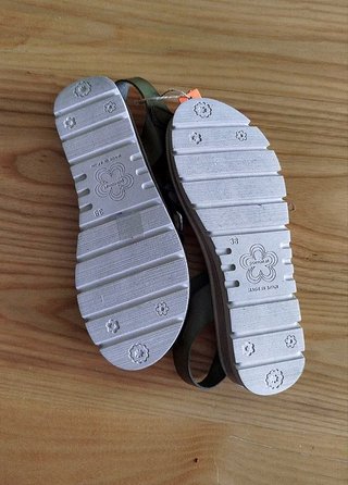 Sandalias PORRONET Mujer Verde Talla 38