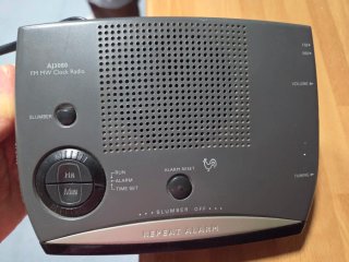 Radio Despertador Philips Negro