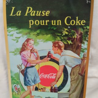 Placas metálicas Cocacola