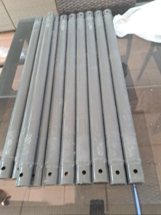 Travesaños metálicos para piscinas 85 cm de largo