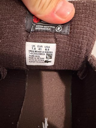 Zapatillas deportivas Lacoste marrones
