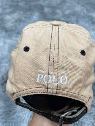 Vintage Polo Ralph Lauren Classic Beige  Hat Cap