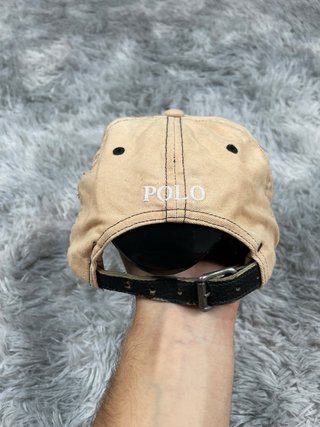 Vintage Polo Ralph Lauren Classic Beige  Hat Cap