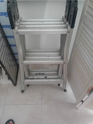 Escalera extensible aluminio