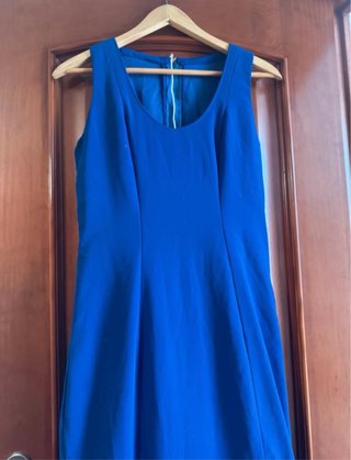 Traje Flamenca Azul con Volantes