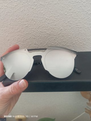 Gafas de sol D.Franklin unisex plateadas