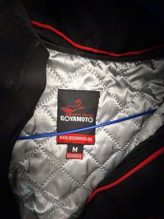 Chaqueta Moto Negra y Verde GOYAMOTO