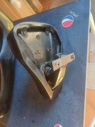 Vespino .Asiento Moto MOTOVESPA Scooter Negro