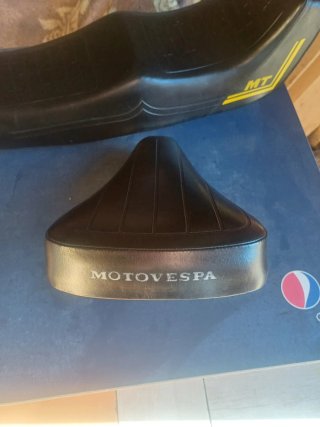 Vespino .Asiento Moto MOTOVESPA Scooter Negro