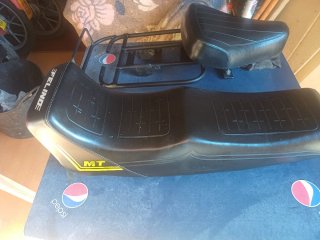 Vespino .Asiento Moto MOTOVESPA Scooter Negro