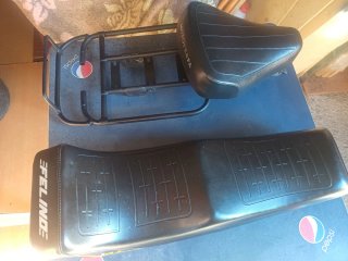 Vespino .Asiento Moto MOTOVESPA Scooter Negro