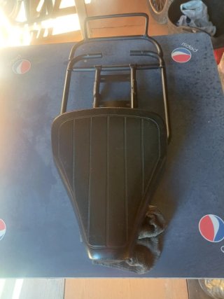Vespino .Asiento Moto MOTOVESPA Scooter Negro