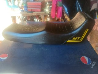 Vespino .Asiento Moto MOTOVESPA Scooter Negro