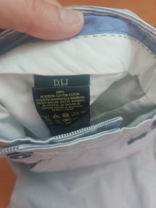 Bermudas hombre Talla 48 rayas finas azul