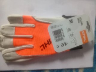 Guantes Stihl Special Ergo Naranja/Blanco