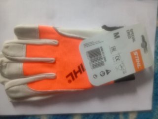 Guantes Stihl Special Ergo Naranja/Blanco