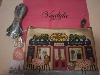 Borsa Vendula London oro e multicolore
