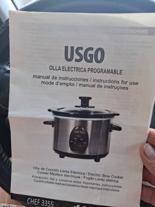 Olla Eléctrica USGO Chef 3355 1.5L