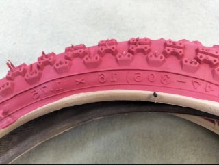 2 pneus 16"x1.75 BMX neumaticos cubiertas vermelho