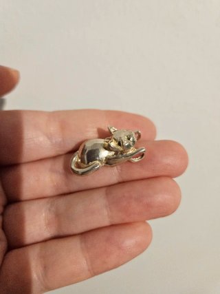 Colgante Gato Plata 925