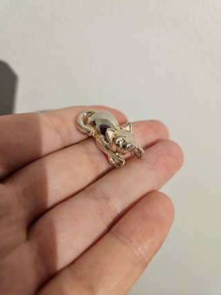 Colgante Gato Plata 925