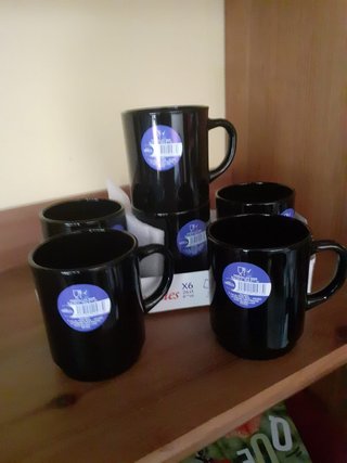 6 Vasos Duralex Versailles Negros